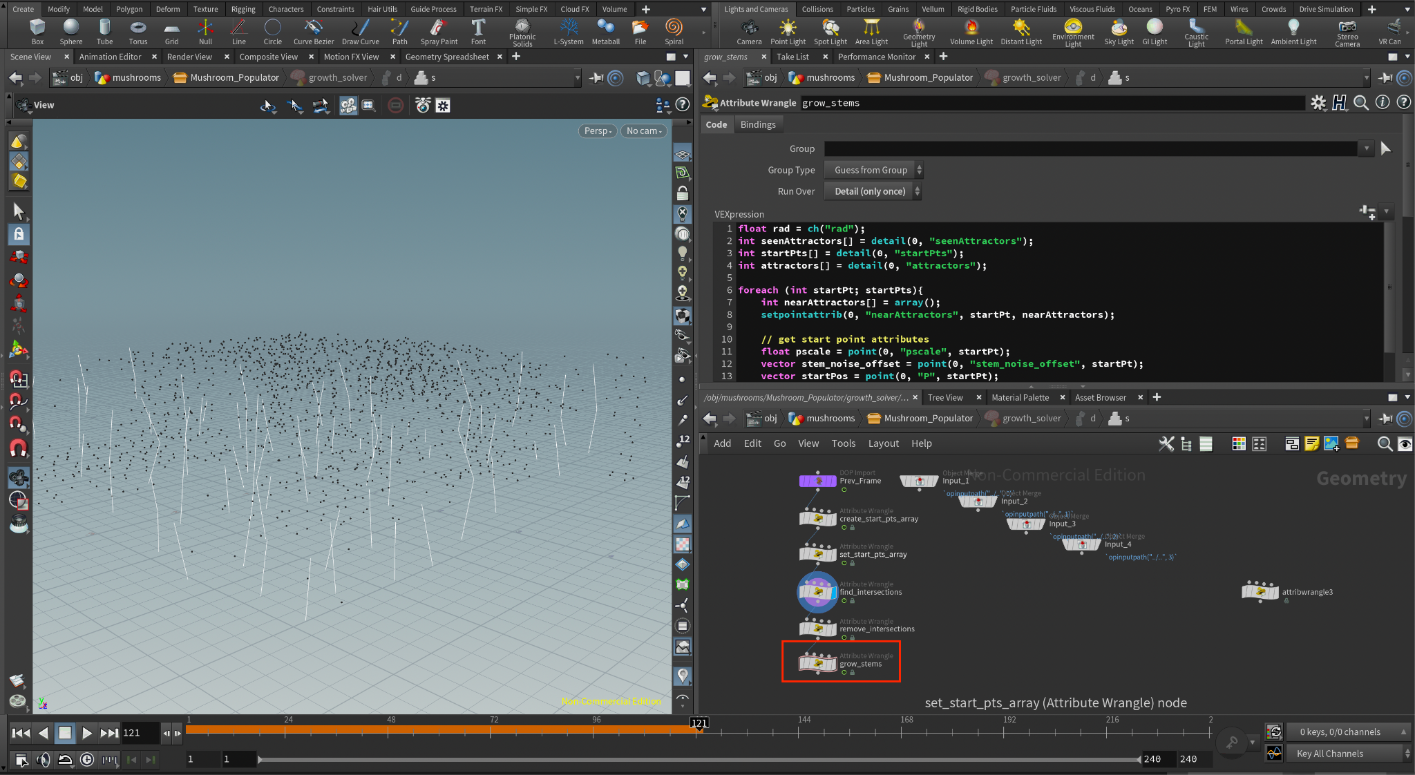 VEX implementation in Houdini